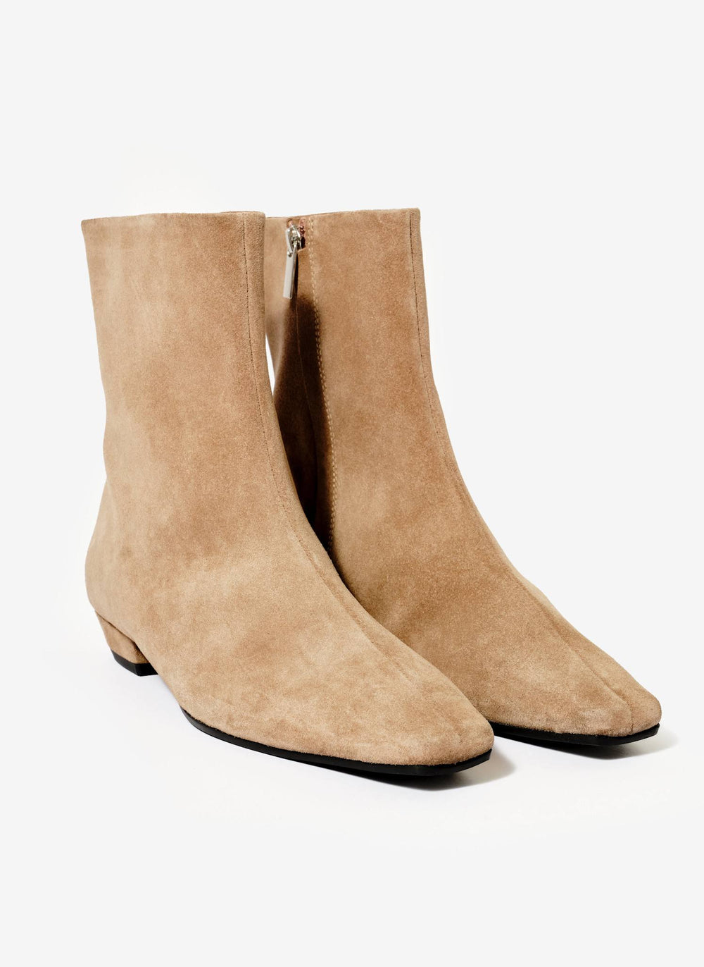 Ellis Neutral Suede Ankle Boot