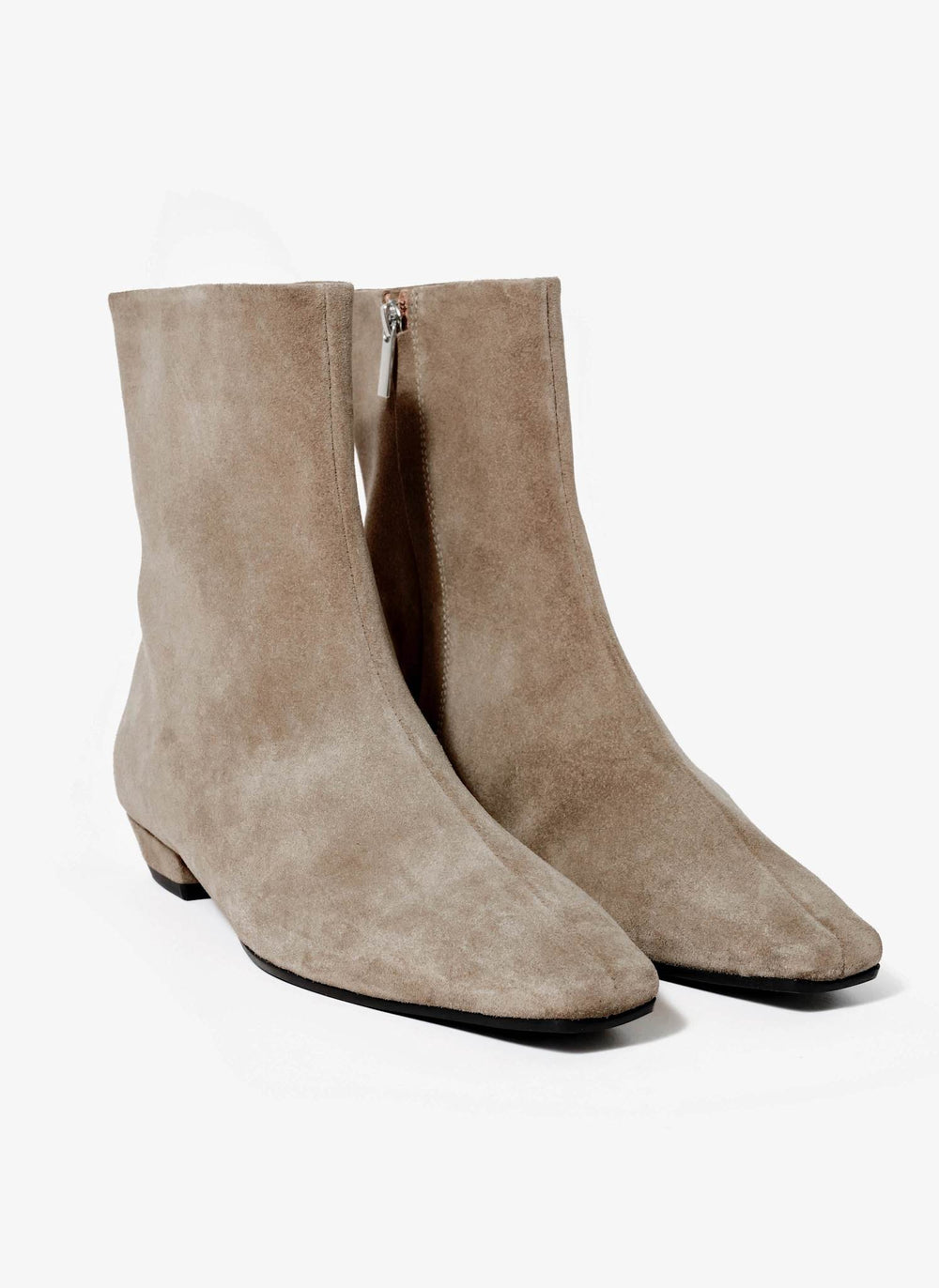 Ellis Neutral Suede Ankle Boot