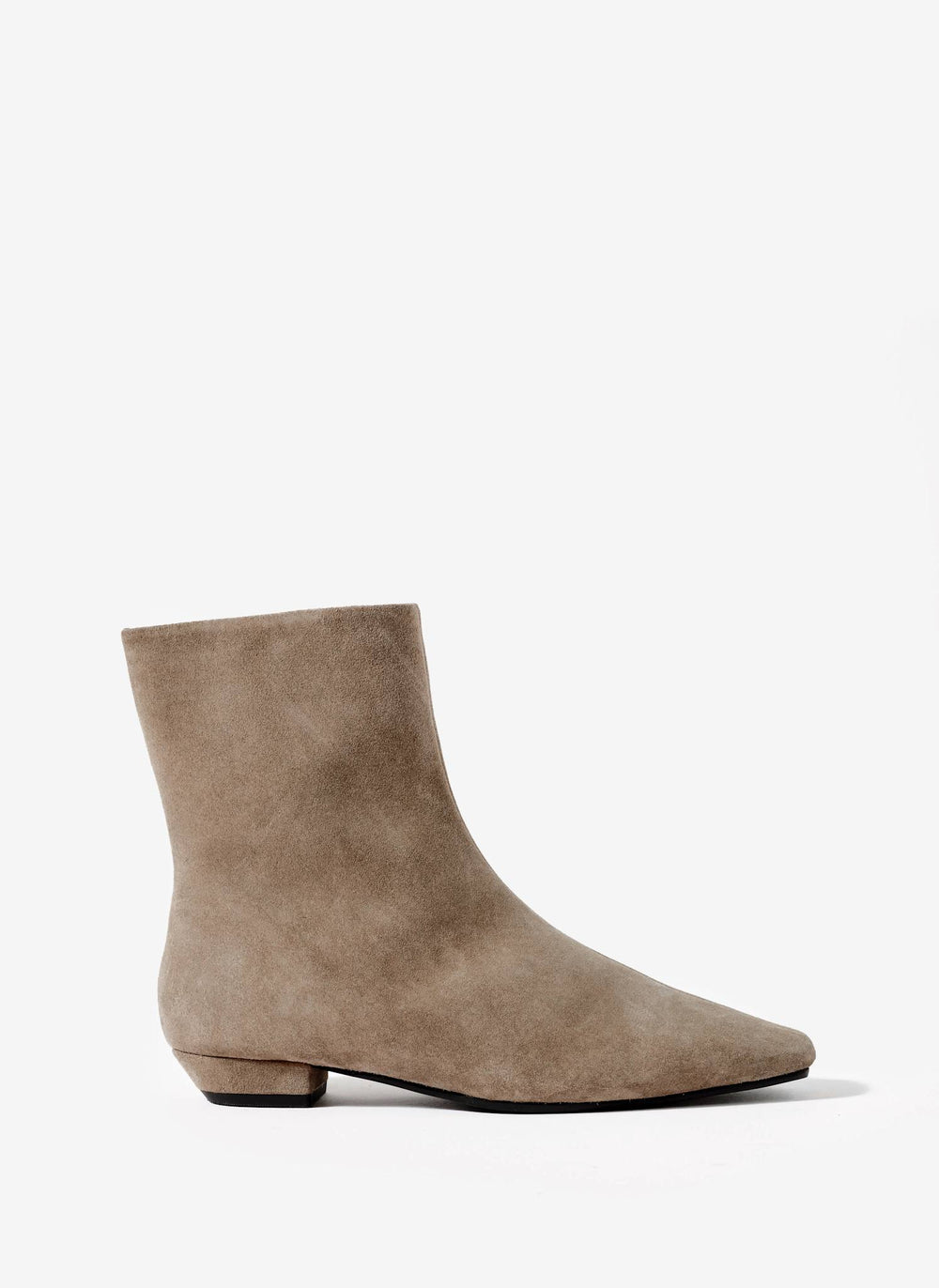 Ellis Neutral Suede Ankle Boot
