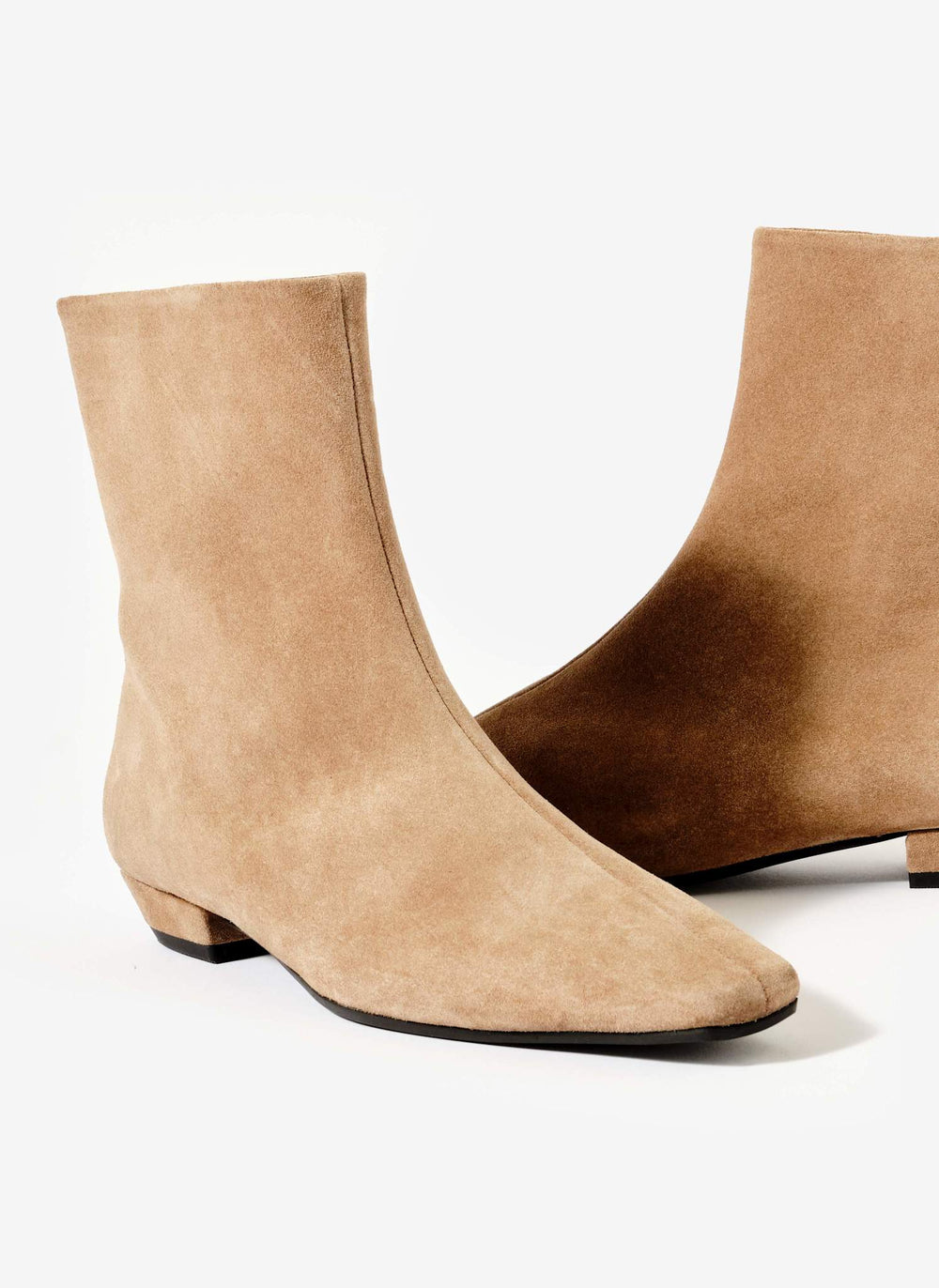Ellis Neutral Suede Ankle Boot