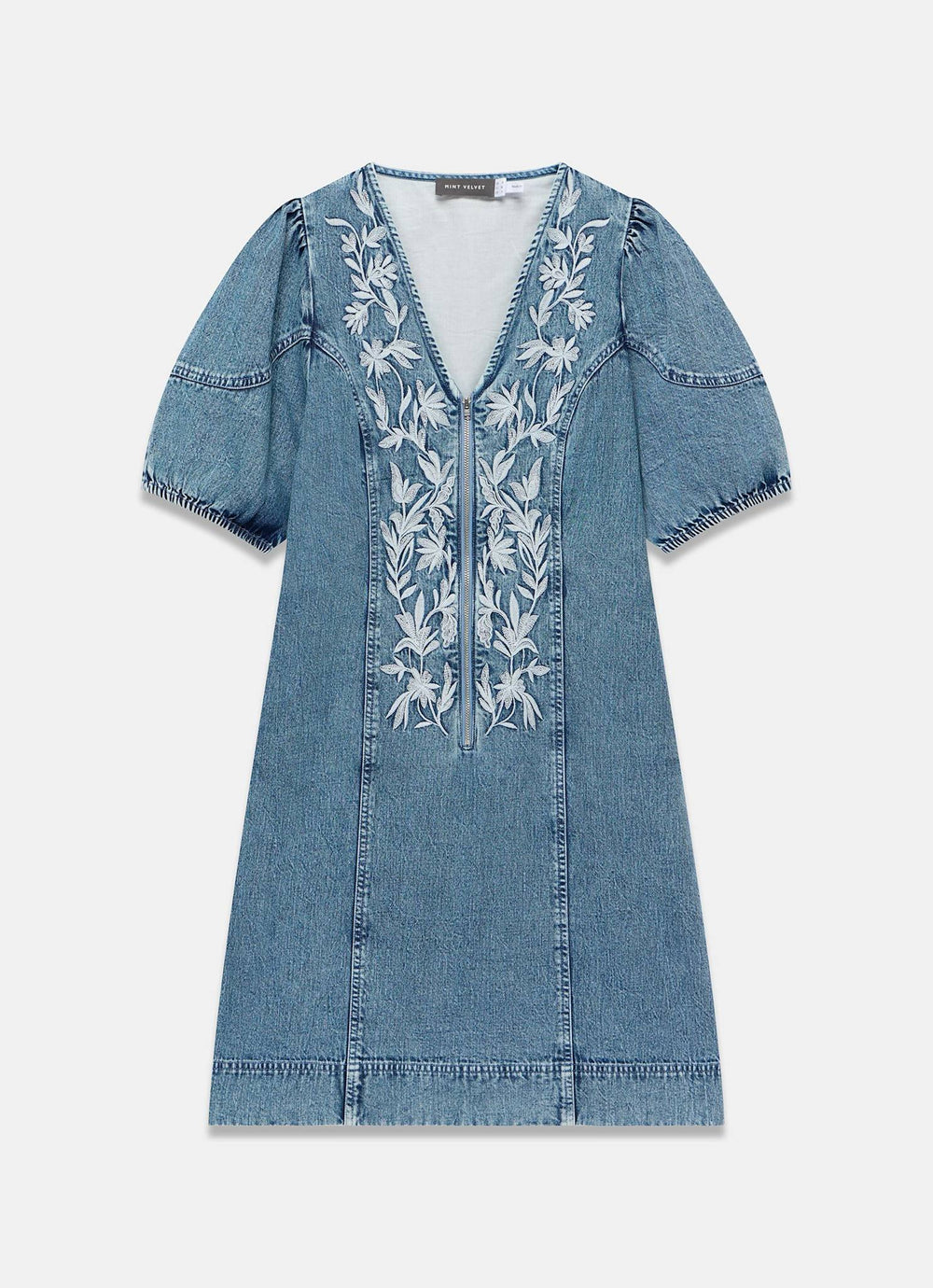 mint velvet embroidered dress MINT VELVET Embroidered Mini Dress