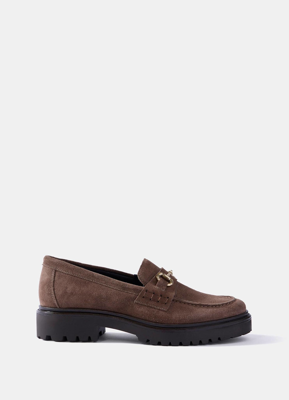 Emery Brown Suede Chunky Loafers