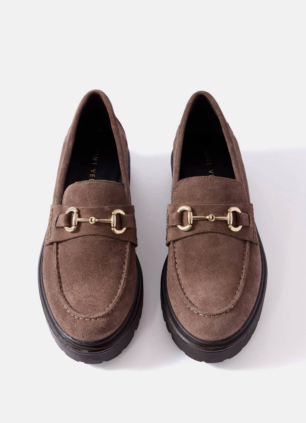 Emery Brown Suede Chunky Loafers