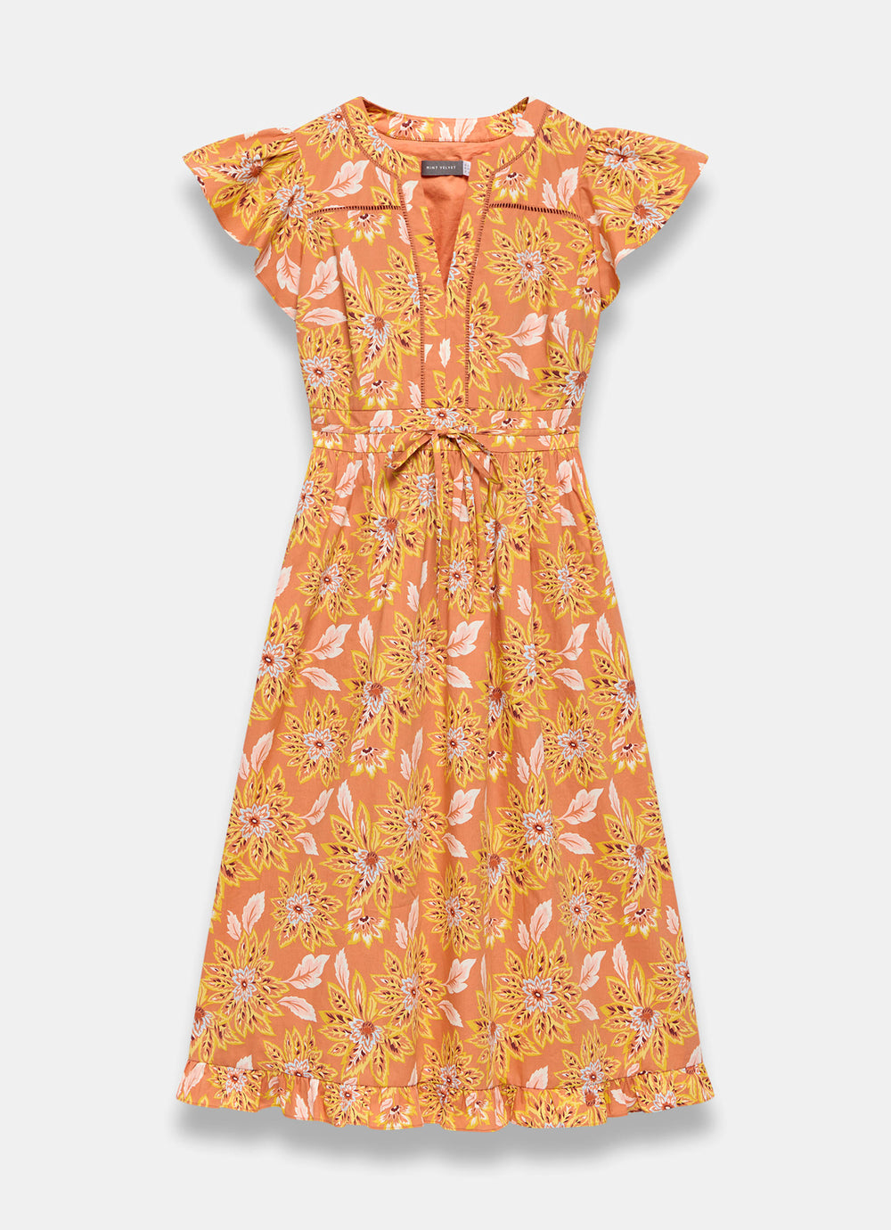 strapless open back dress Peachy Orange Tulle Dress– Teuta Matoshi