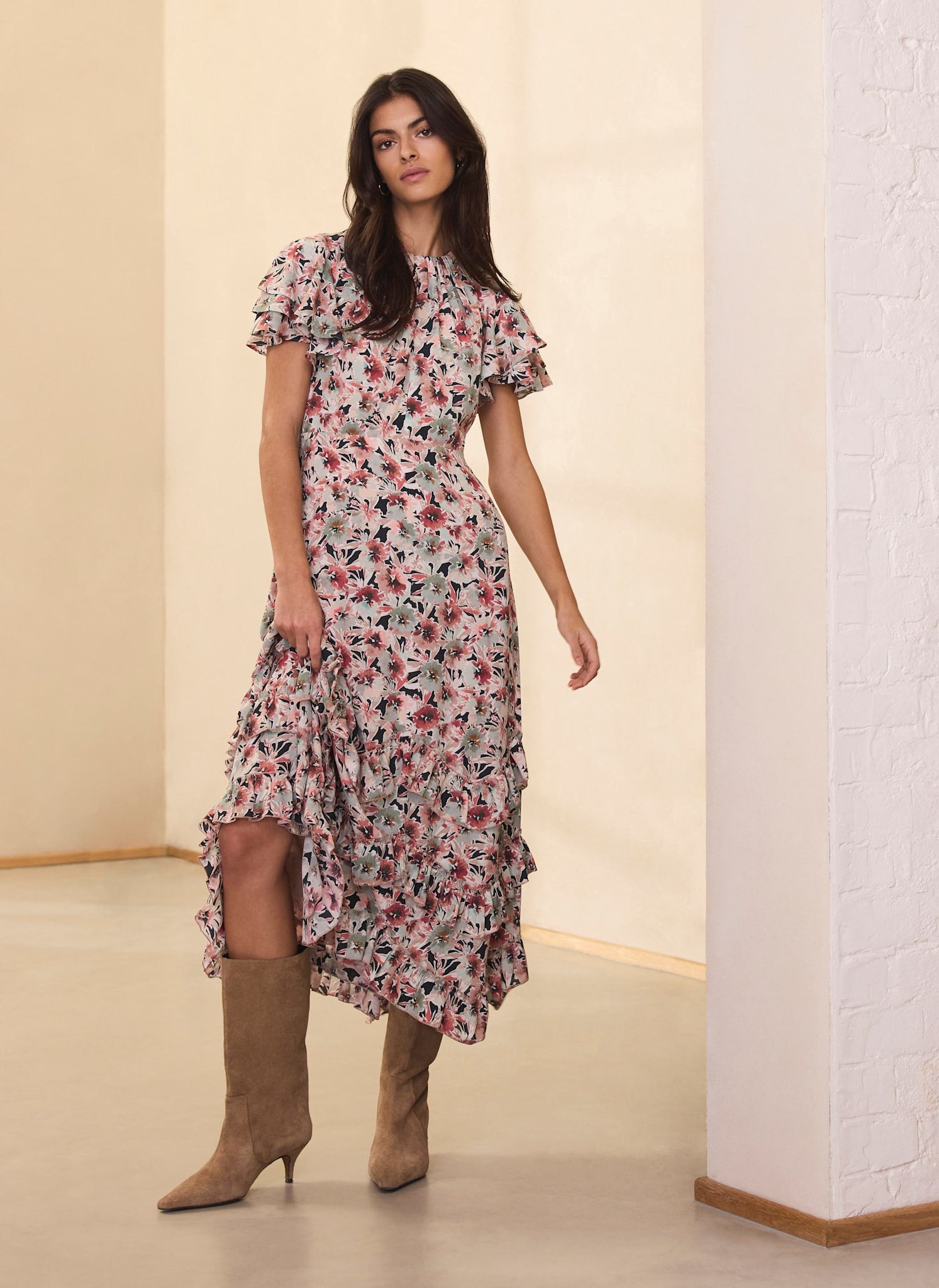 Floral Print Maxi Dress – Mint Velvet