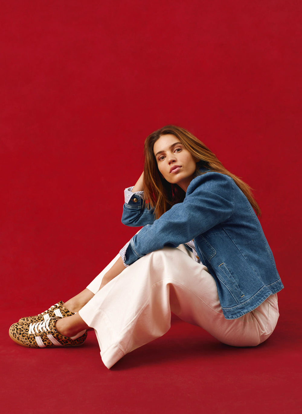 Indigo Button Detail Denim Jacket