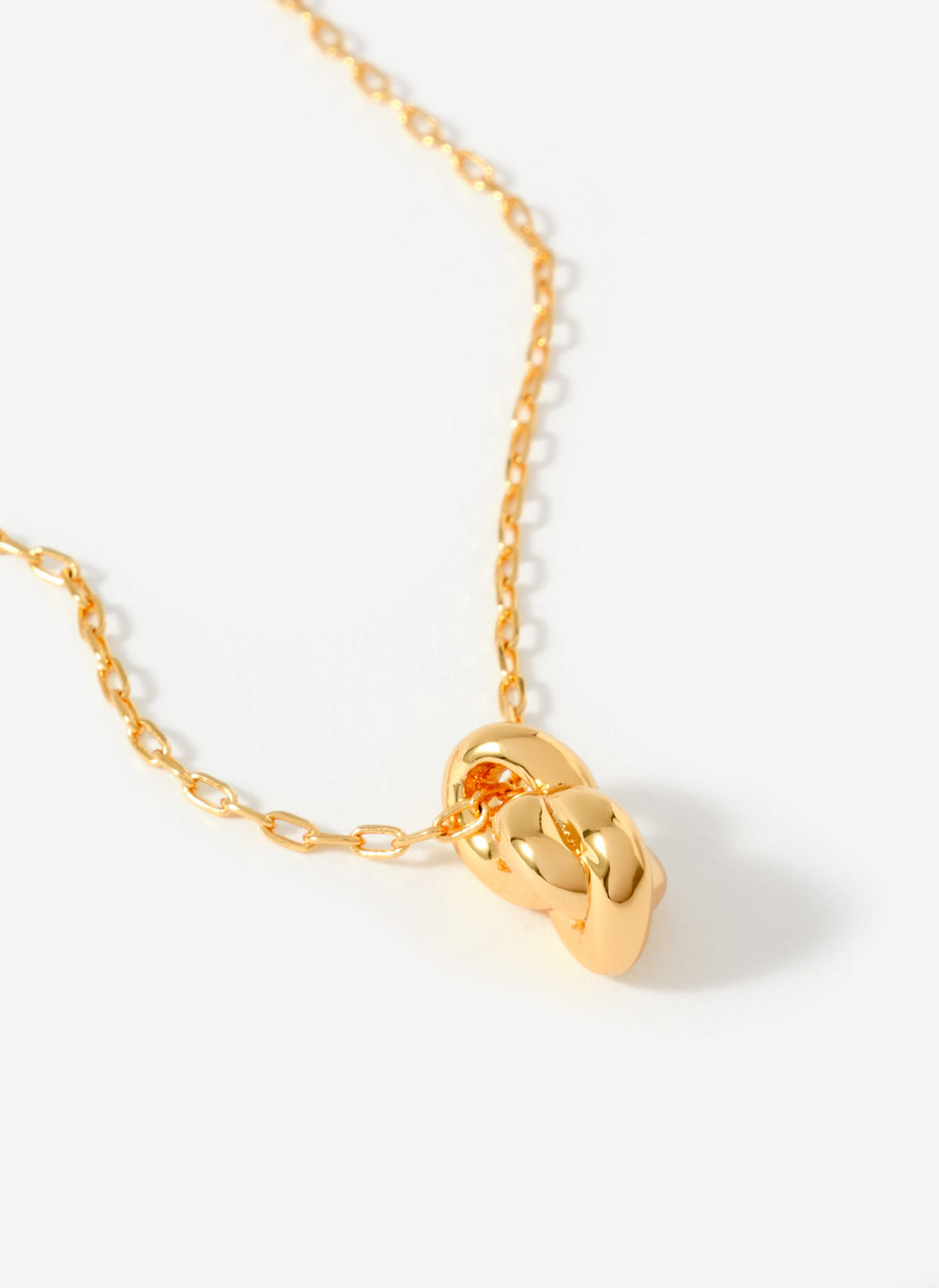 Gold Plated Knot Necklace
