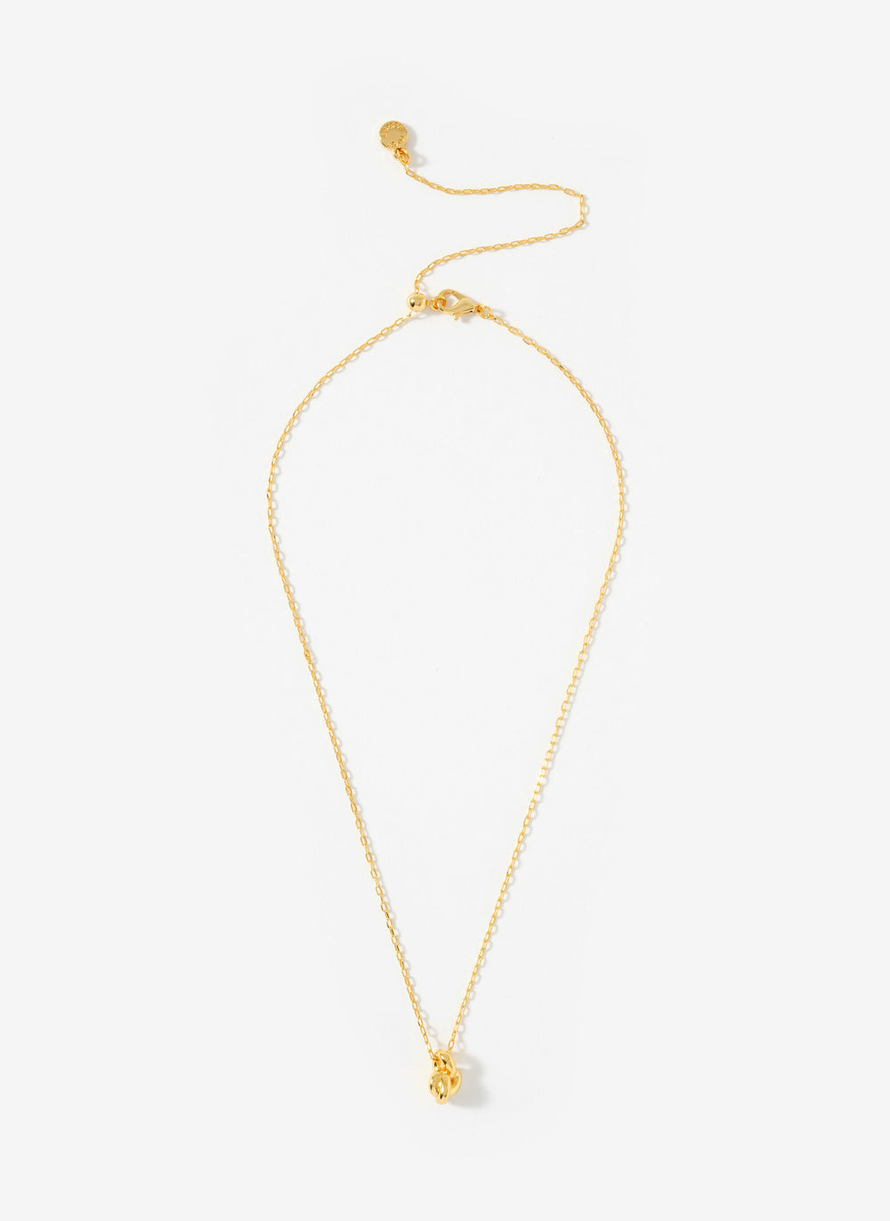 Gold Plated Knot Necklace