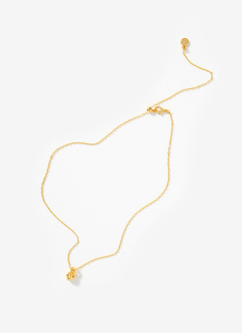 Gold Plated Knot Necklace