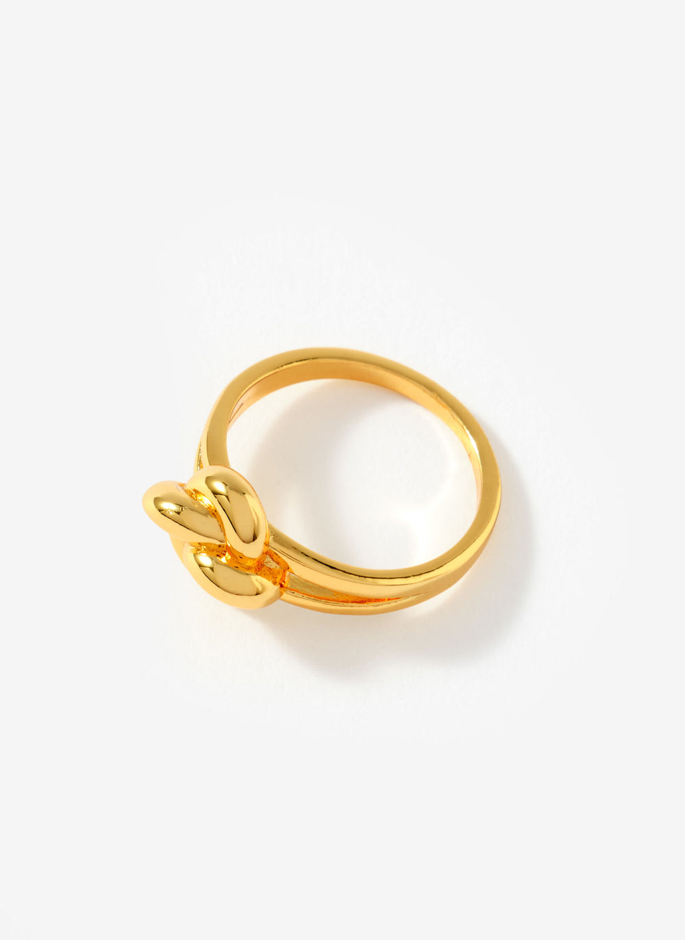 Gold Plated Knot Ring