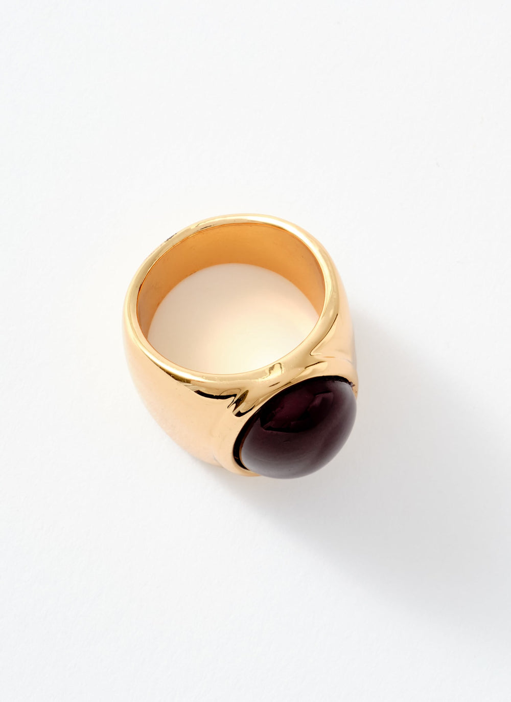 Gold Tone Resin Stone Ring