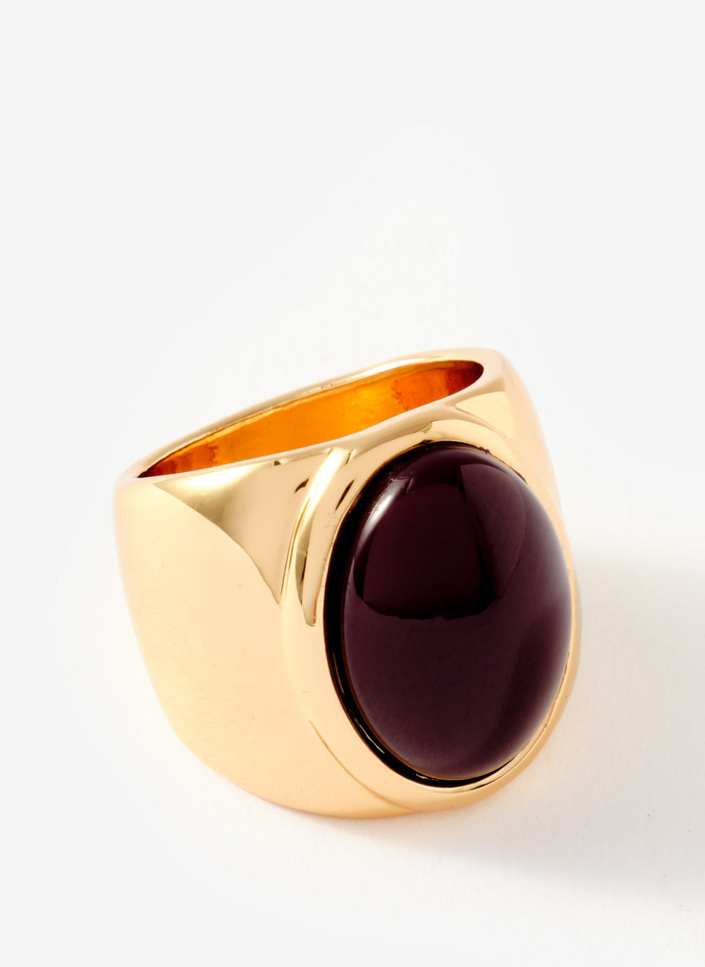 Gold Tone Resin Stone Ring