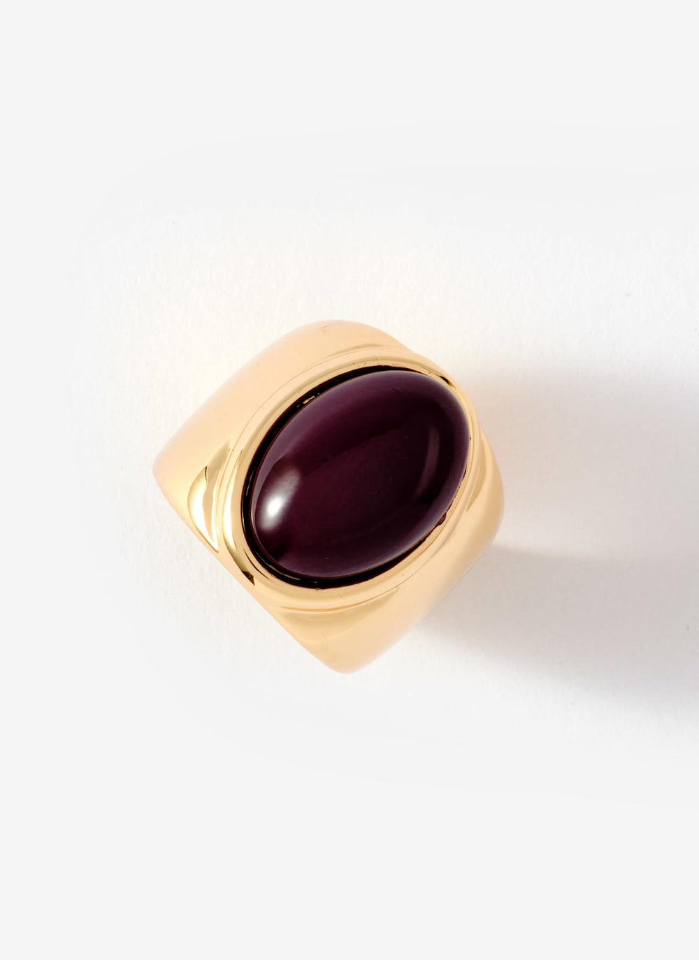 Gold Tone Resin Stone Ring