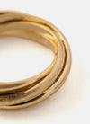 Gold Tone Twist Ring (Image 3)