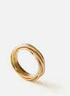Gold Tone Twist Ring (Image 2)
