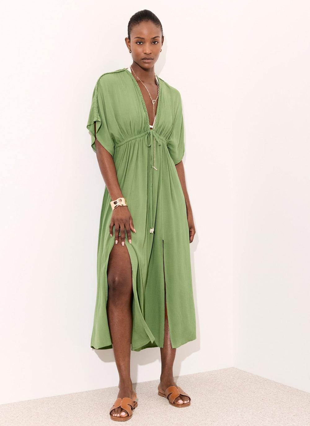 mint green cotton dress Green Cotton Beach Maxi Dress – Mint Velvet