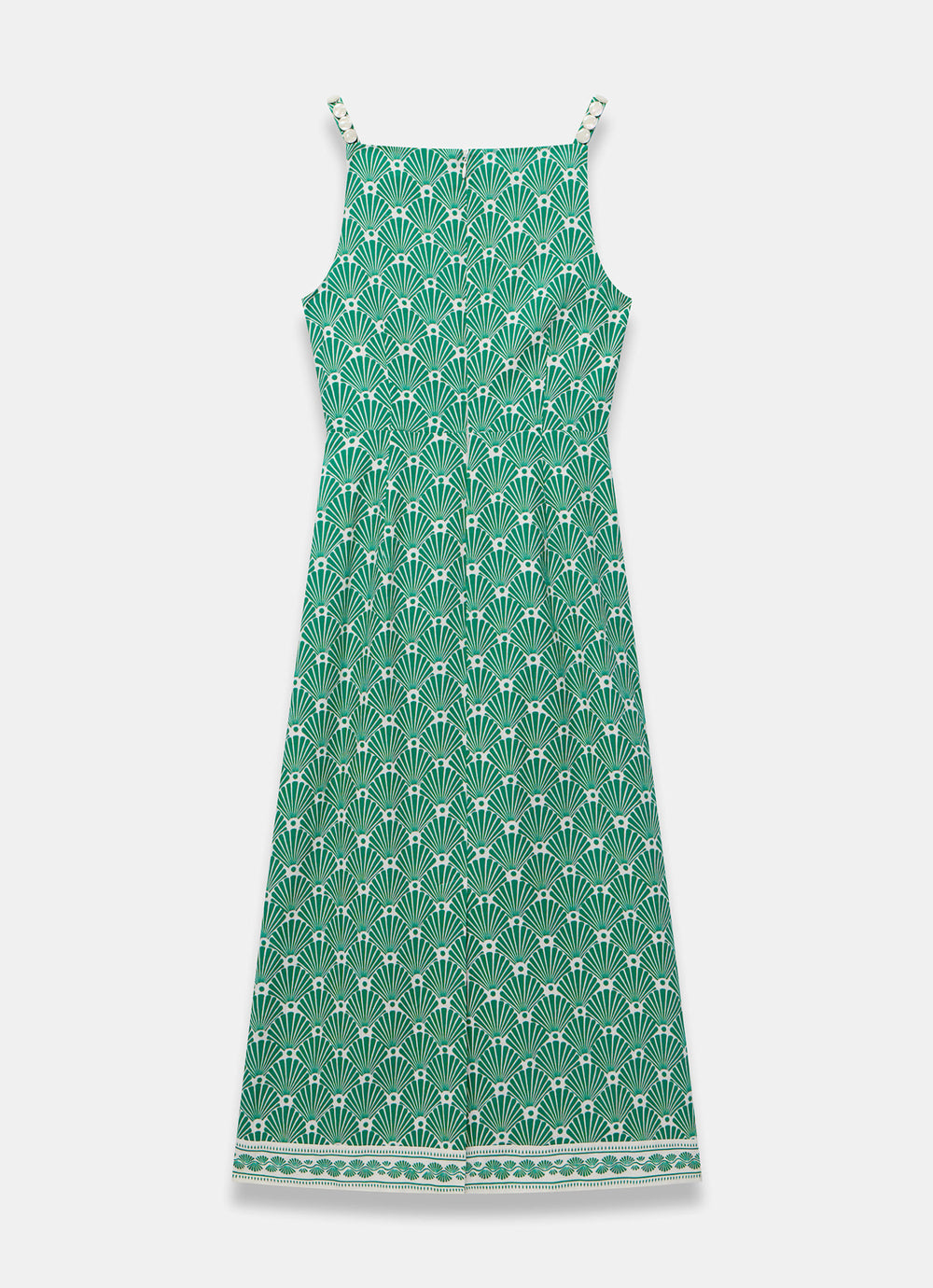 mint velvet green dress Green Cotton Midi Dress Mint Velvet