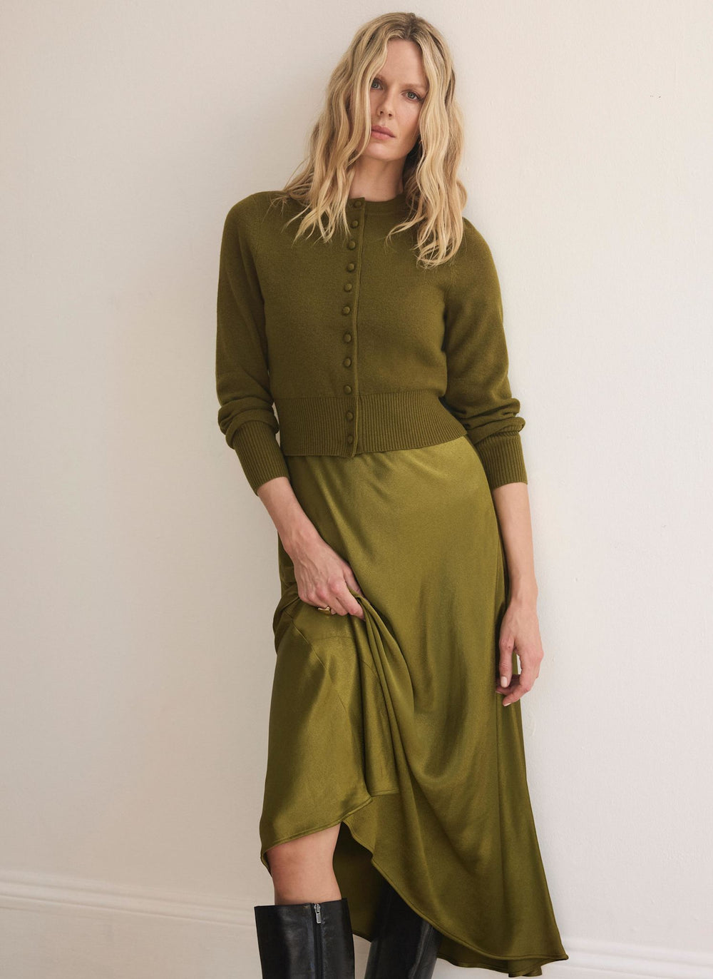 Olive Green Ultimate Multitasker Midi Dress