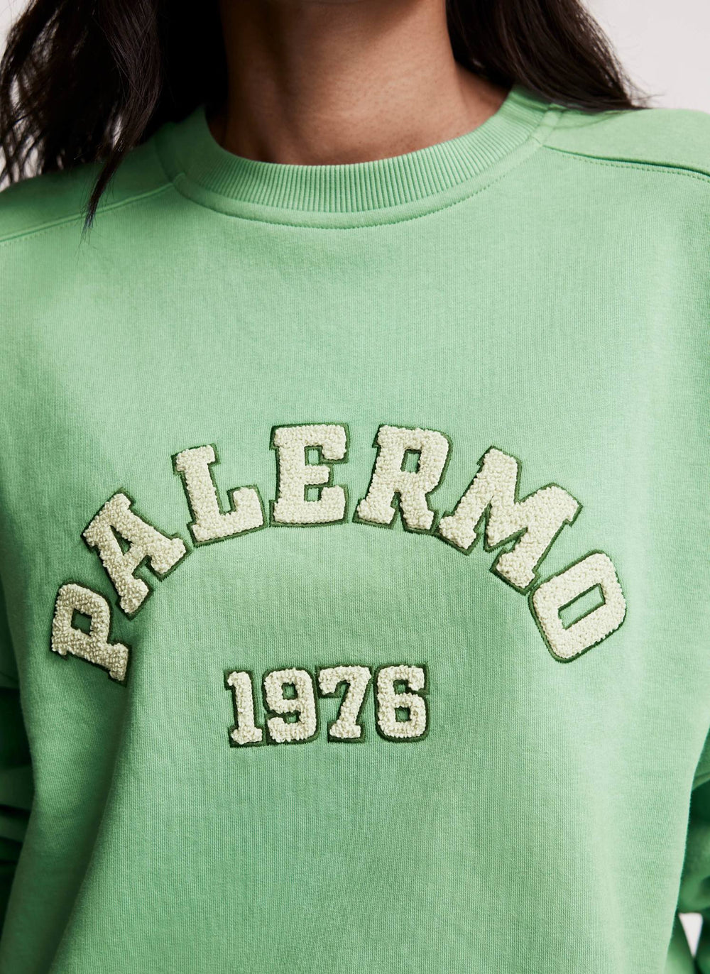 Green Cotton Blend Palermo Sweatshirt