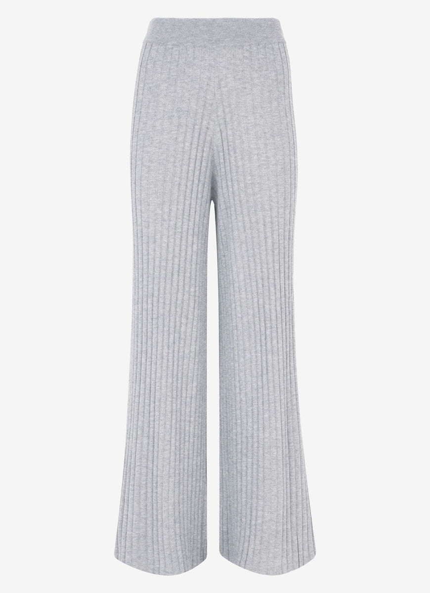 Light Grey Flared Trousers – Mint Velvet