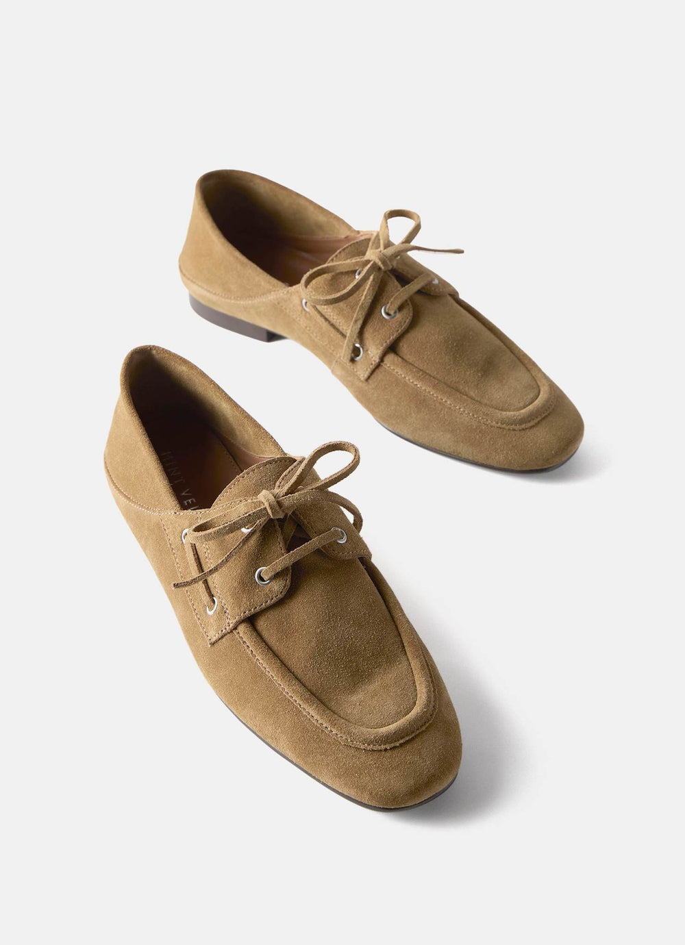 Hallie Neutral Suede Deck Shoes