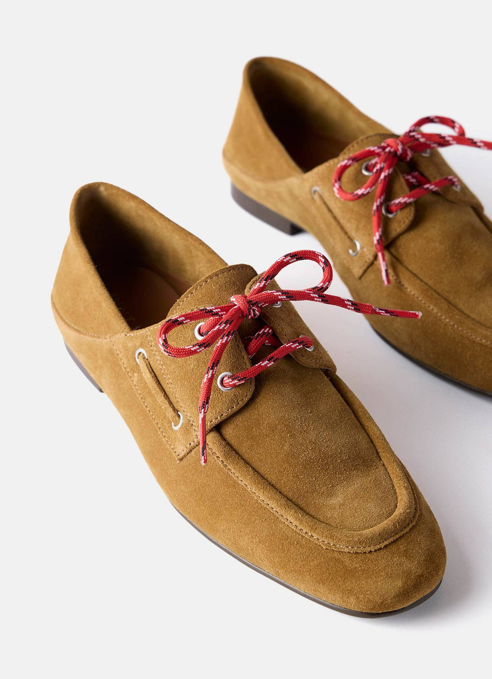 Hallie Neutral Suede Deck Shoes