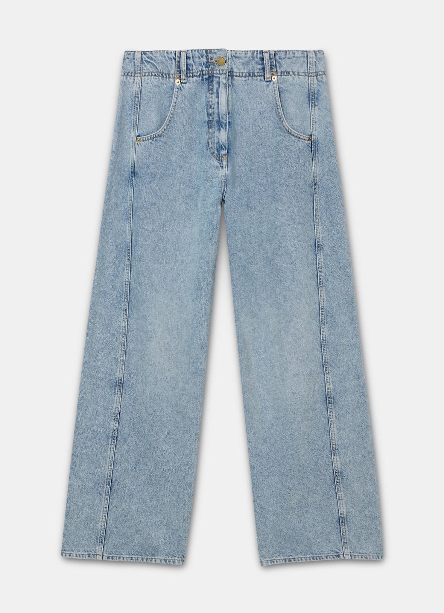 MENES Raw Selvedge Relaxed Fit Jeans - Black