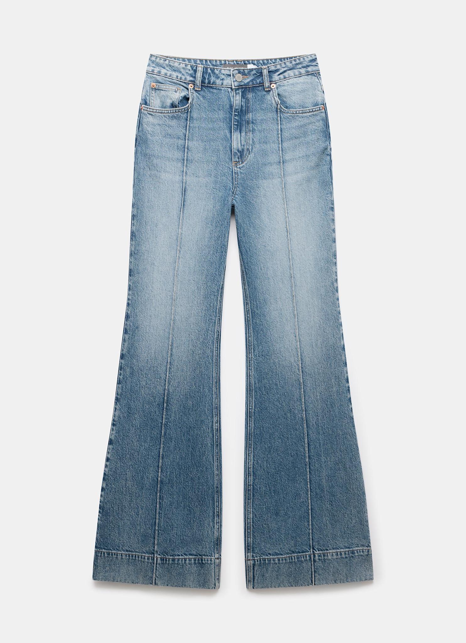 Mid Indigo 70s Flared Jeans – Mint Velvet
