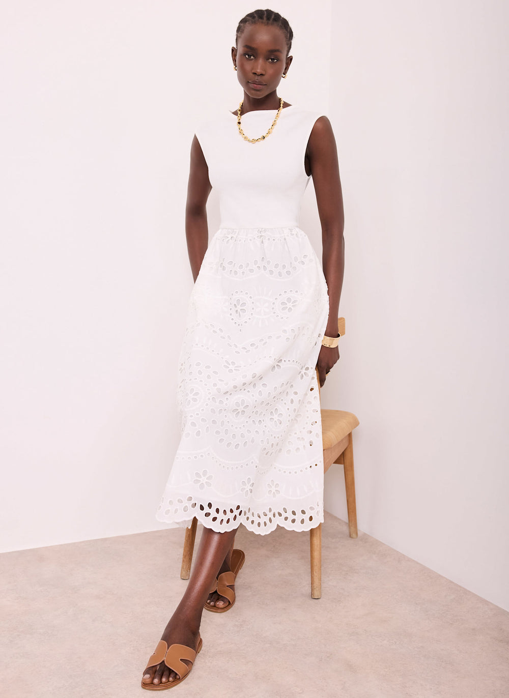 spell seashell babydoll midi dress Isabella Mini Dress