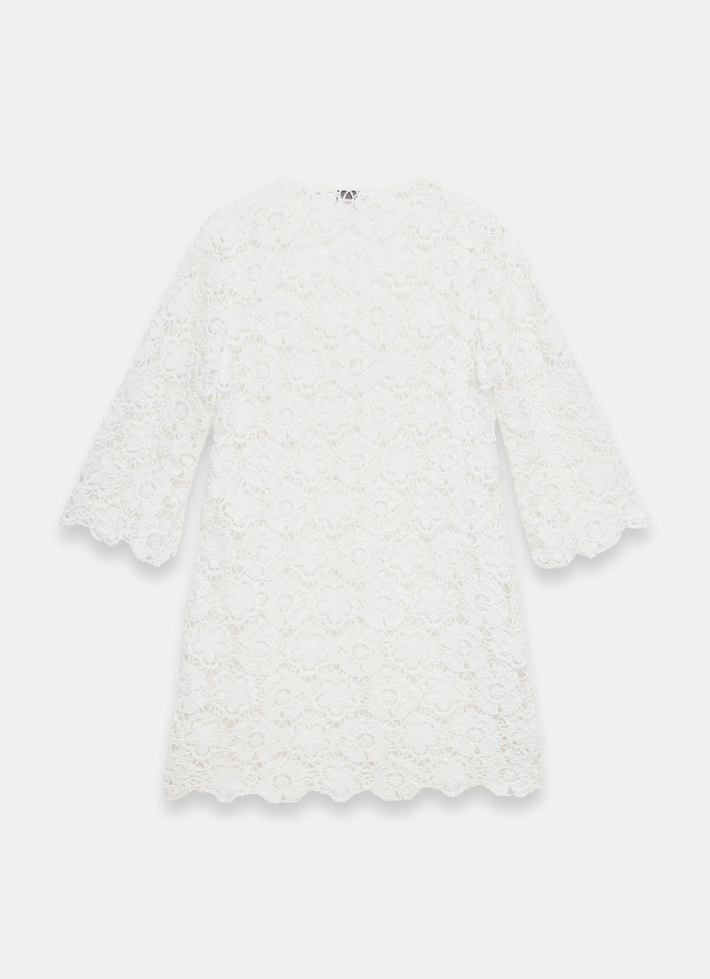 White Crochet Flower Beach Mini Dress Mint Velvet White Crochet Flower Beach Mini Dress Mint Velvet