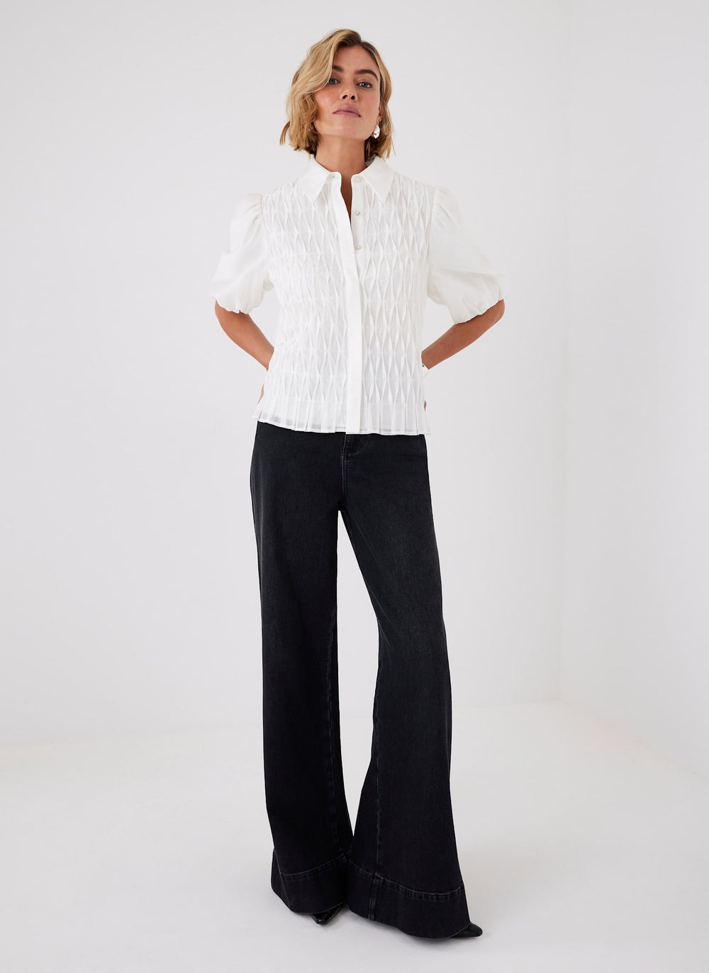 Cream Puff Sleeve Shirt