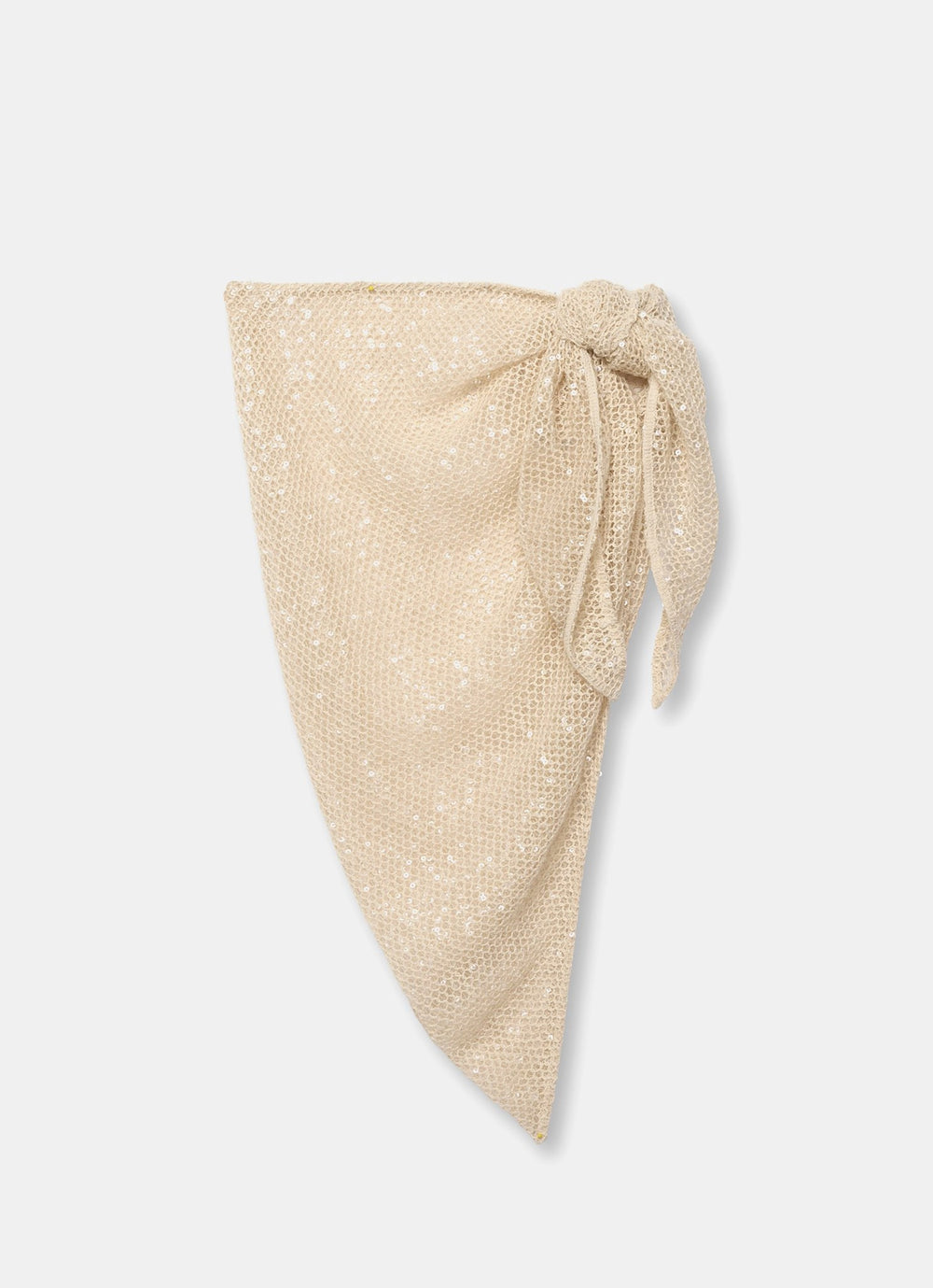 Cream Cotton Sequin Cover Up