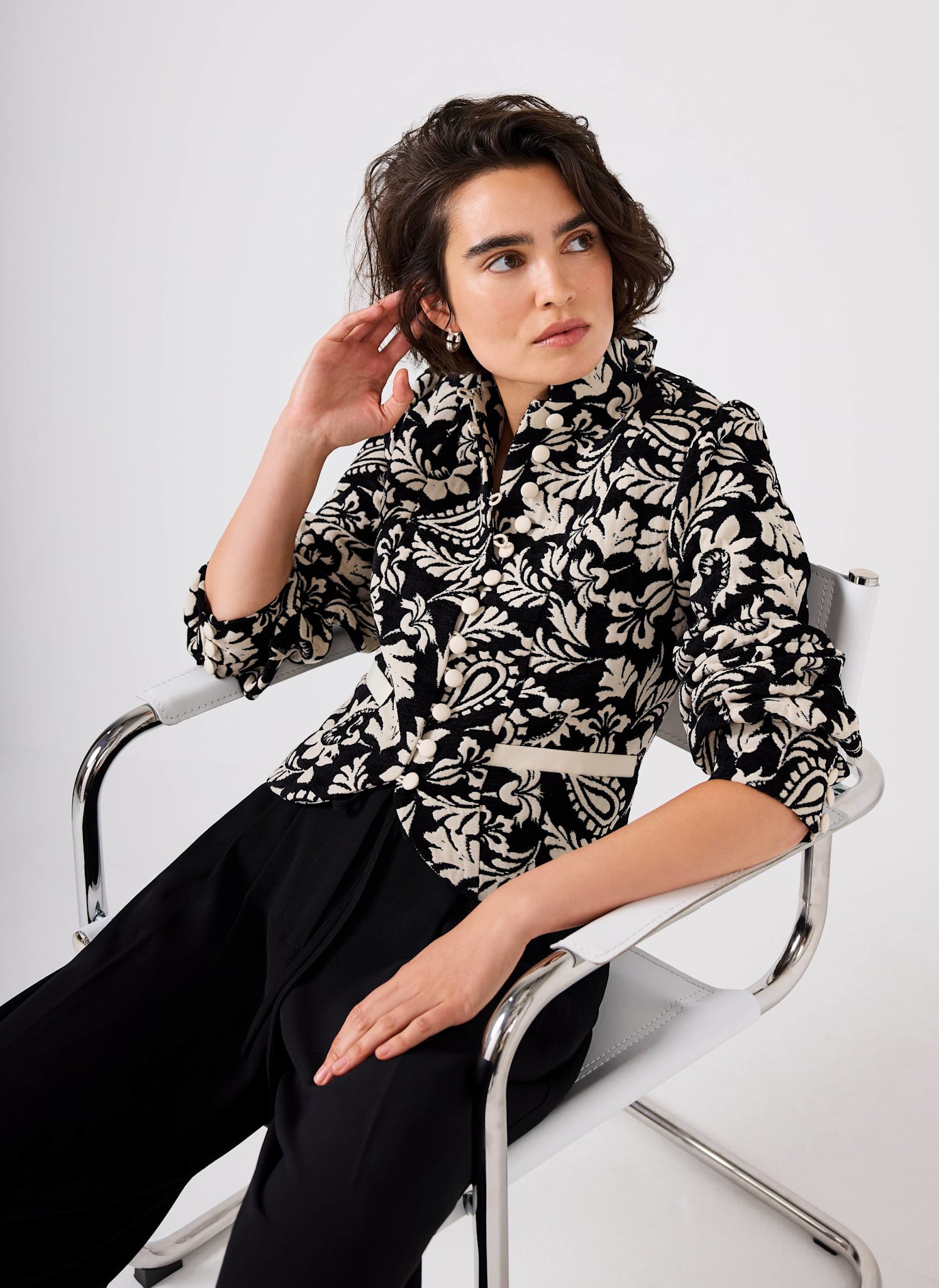美品☆プラダ CLOQUET FLOWER JACKET ジャガード ブルゾン 美品☆プラダ CLOQUET FLOWER JACKET ジャガード ブルゾンの通販はau