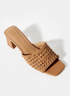 Jay Tan Woven Block Heel Mules (Image 3)