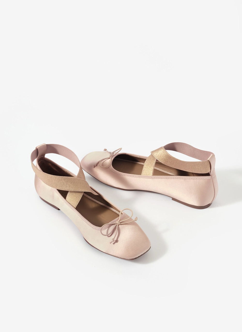 Kallie Pink Strappy Ballet Flats