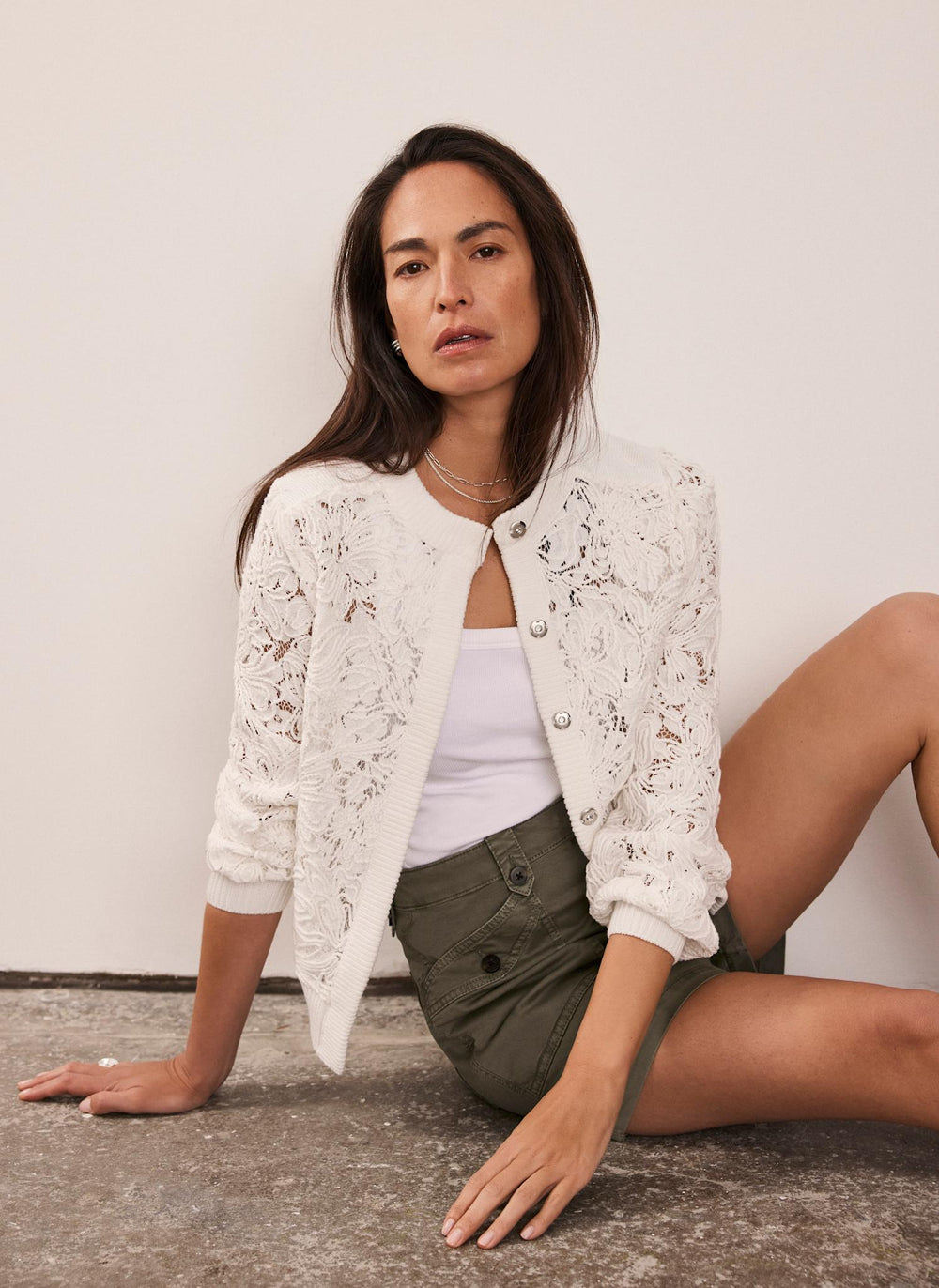 Khaki Utility Shorts