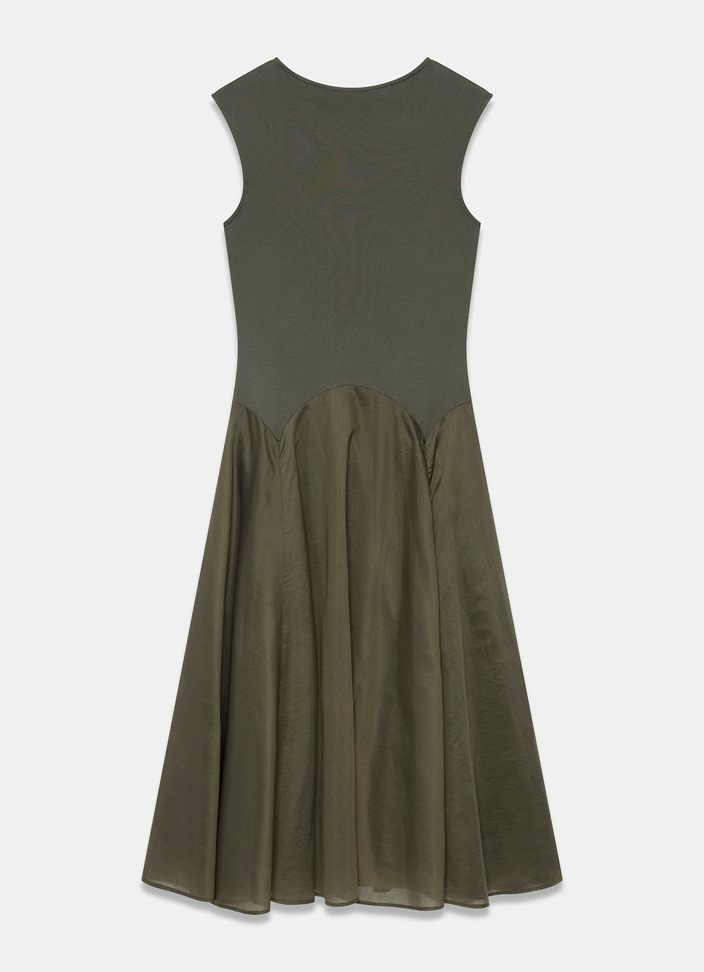 green emerald velvet dress Khaki Jersey Drop Waist Midi Dress – Mint Velvet