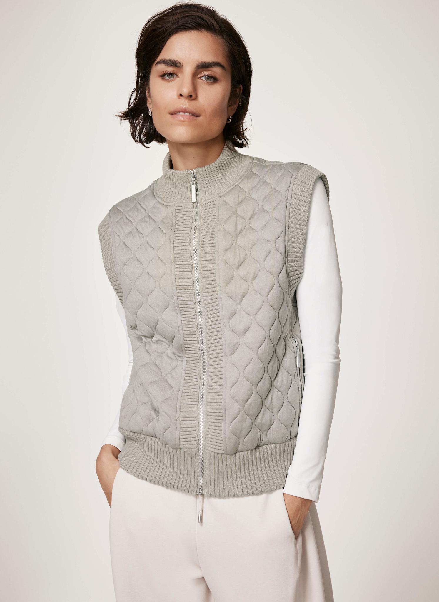 Quilted Cotton Blend Gilet