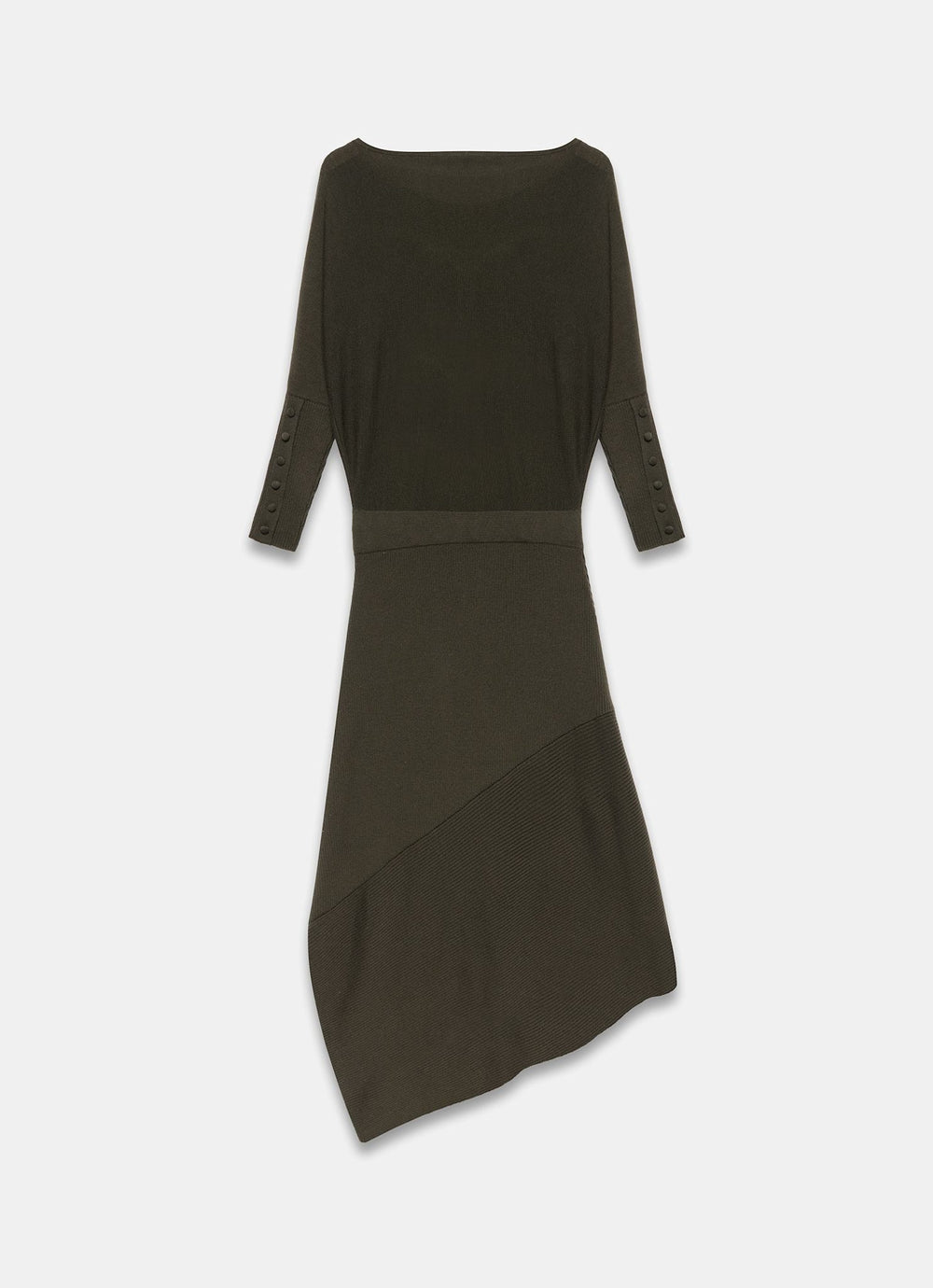 Khaki Batwing Asymmetric Knit Maxi Dress Mint Velvet Khaki Batwing Asymmetric Knit Maxi Dress Mint Velvet