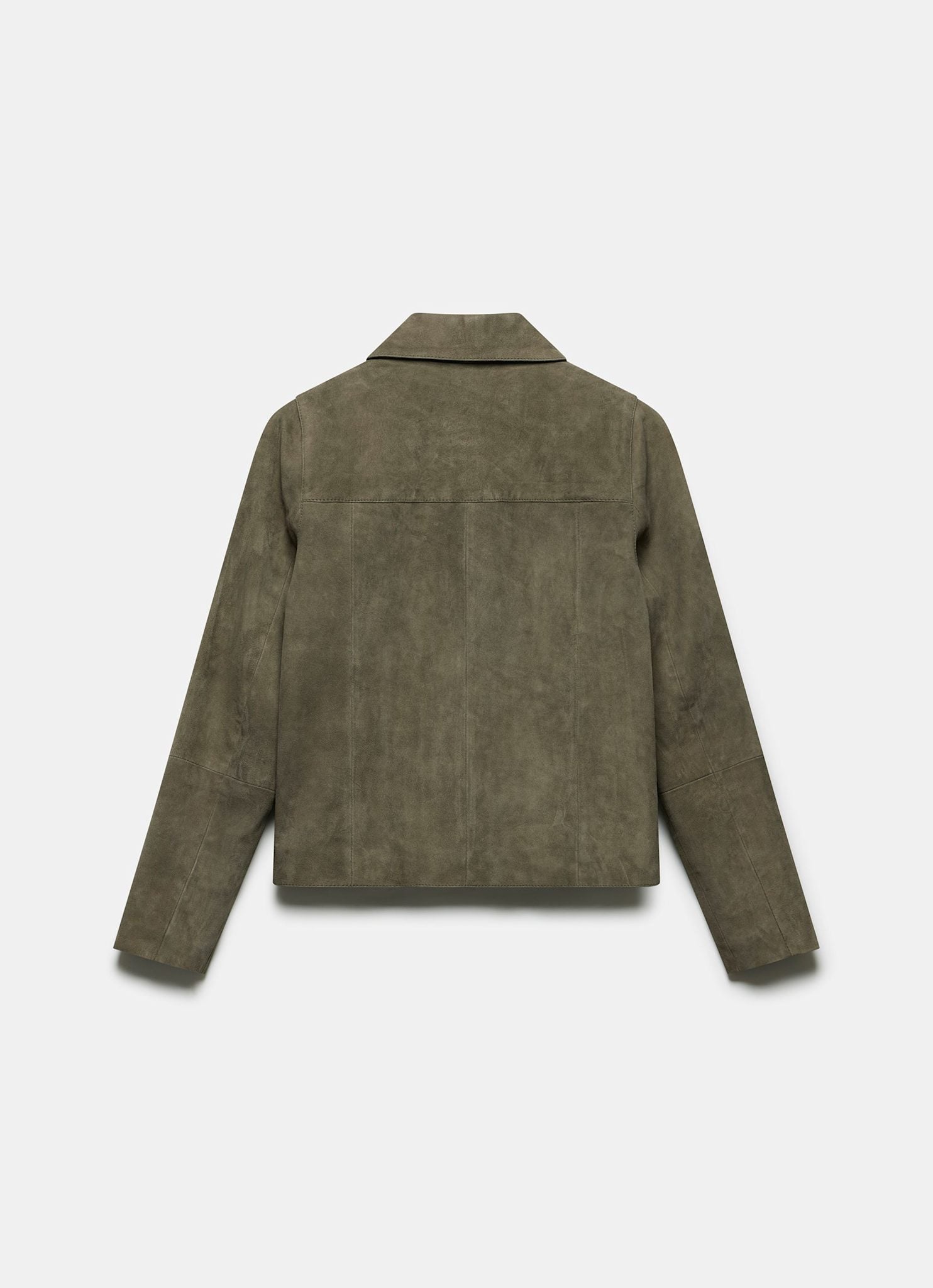 Khaki Suede Pocket Detail Jacket – Mint Velvet