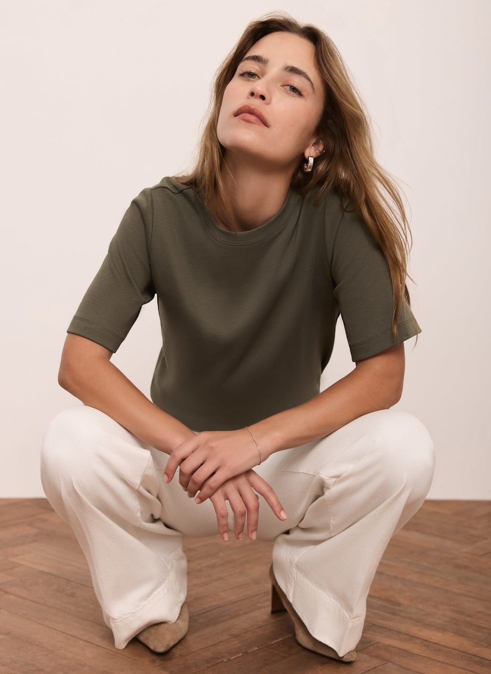 Khaki Ultimate Cotton T-Shirt