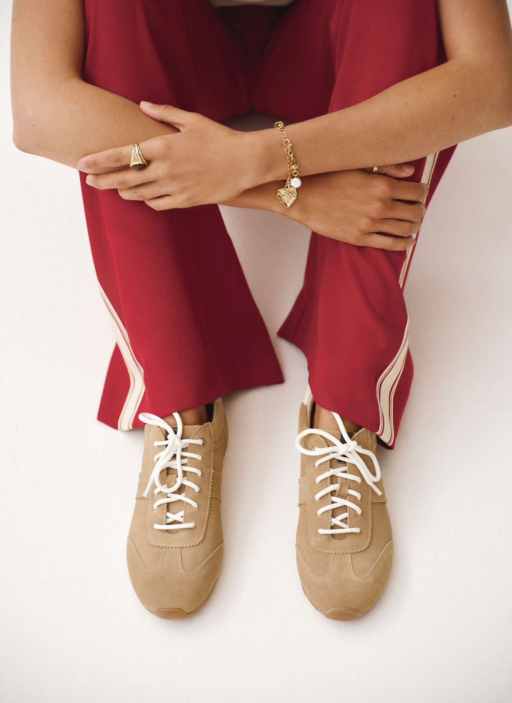 Kiko Tan Suede Trainers