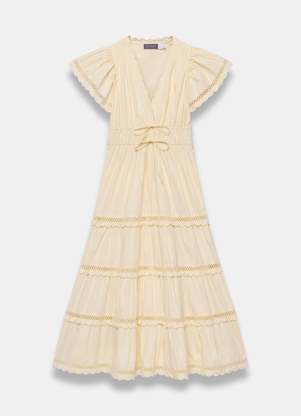 cotton ruffle maxi dress Loft Poplin Ruffle Off The Shoulder Maxi Pocket Dress Size Medium Chai Latte Women's