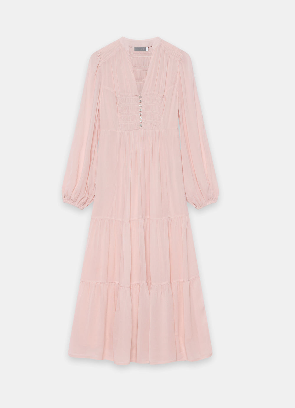 knee length dresses for ladies Light Pink Boho Maxi Dress – Mint Velvet