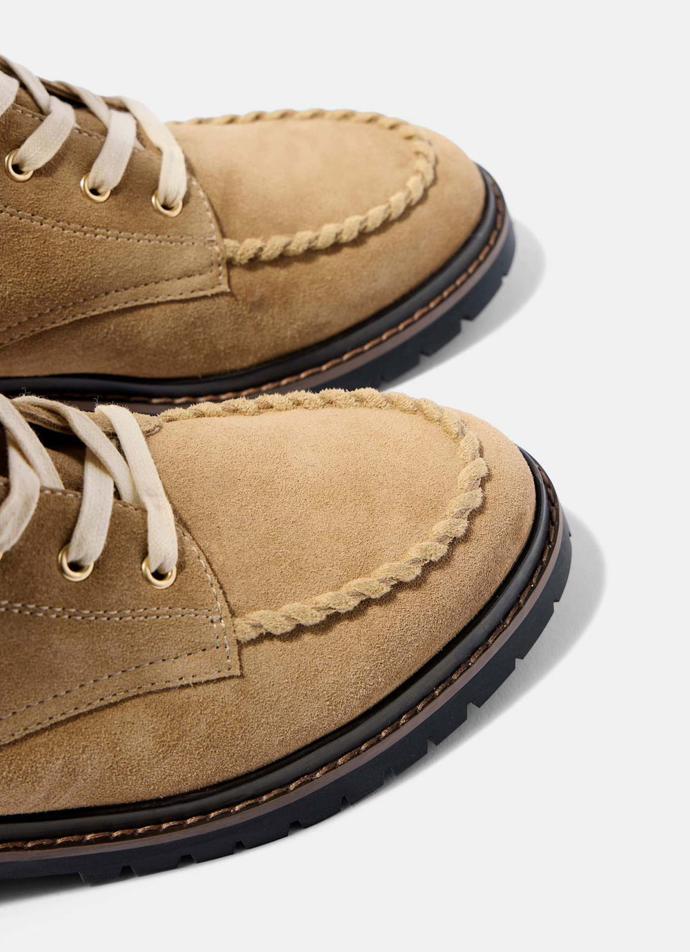 Maddy Neutral Suede Lined Boots