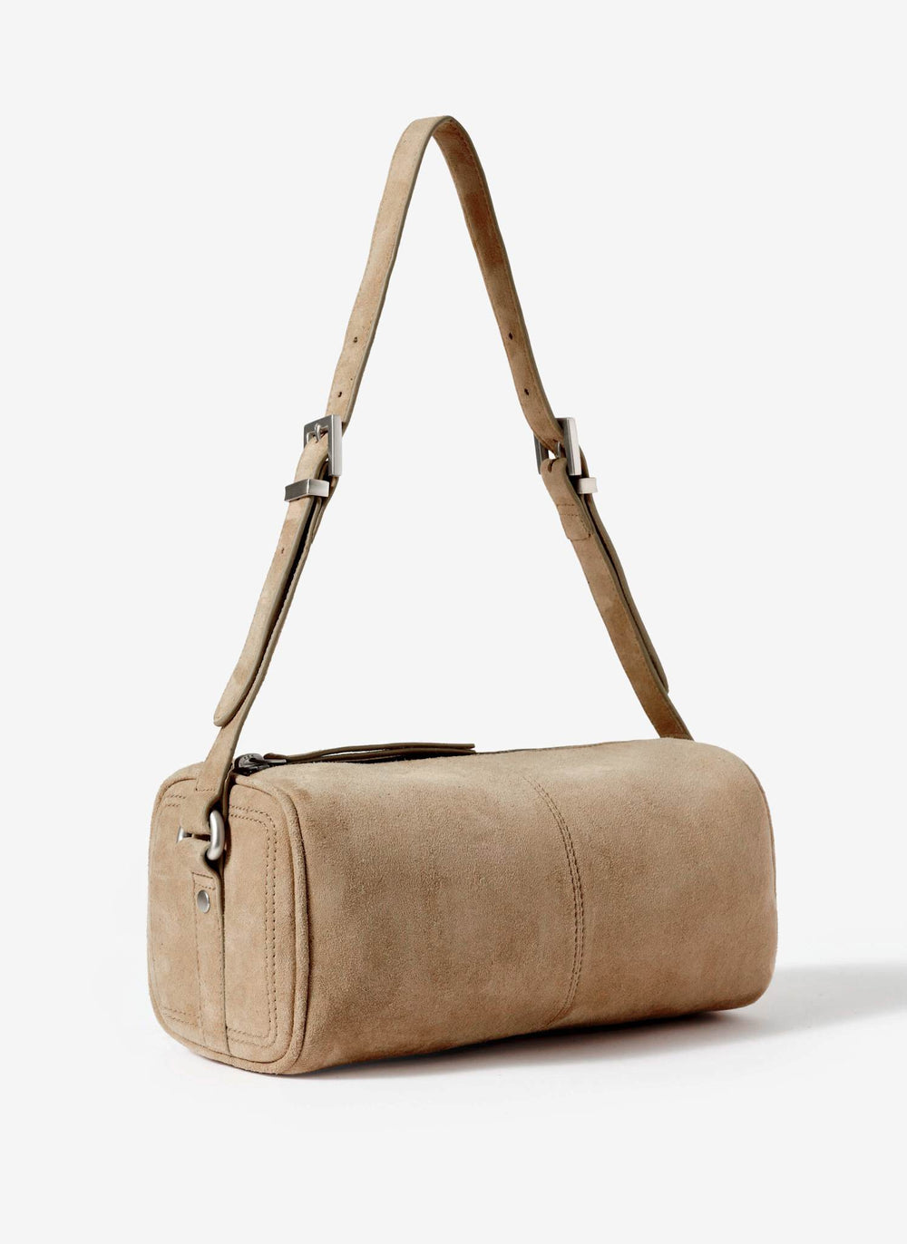 Matilda Tan Suede Shoulder Bag