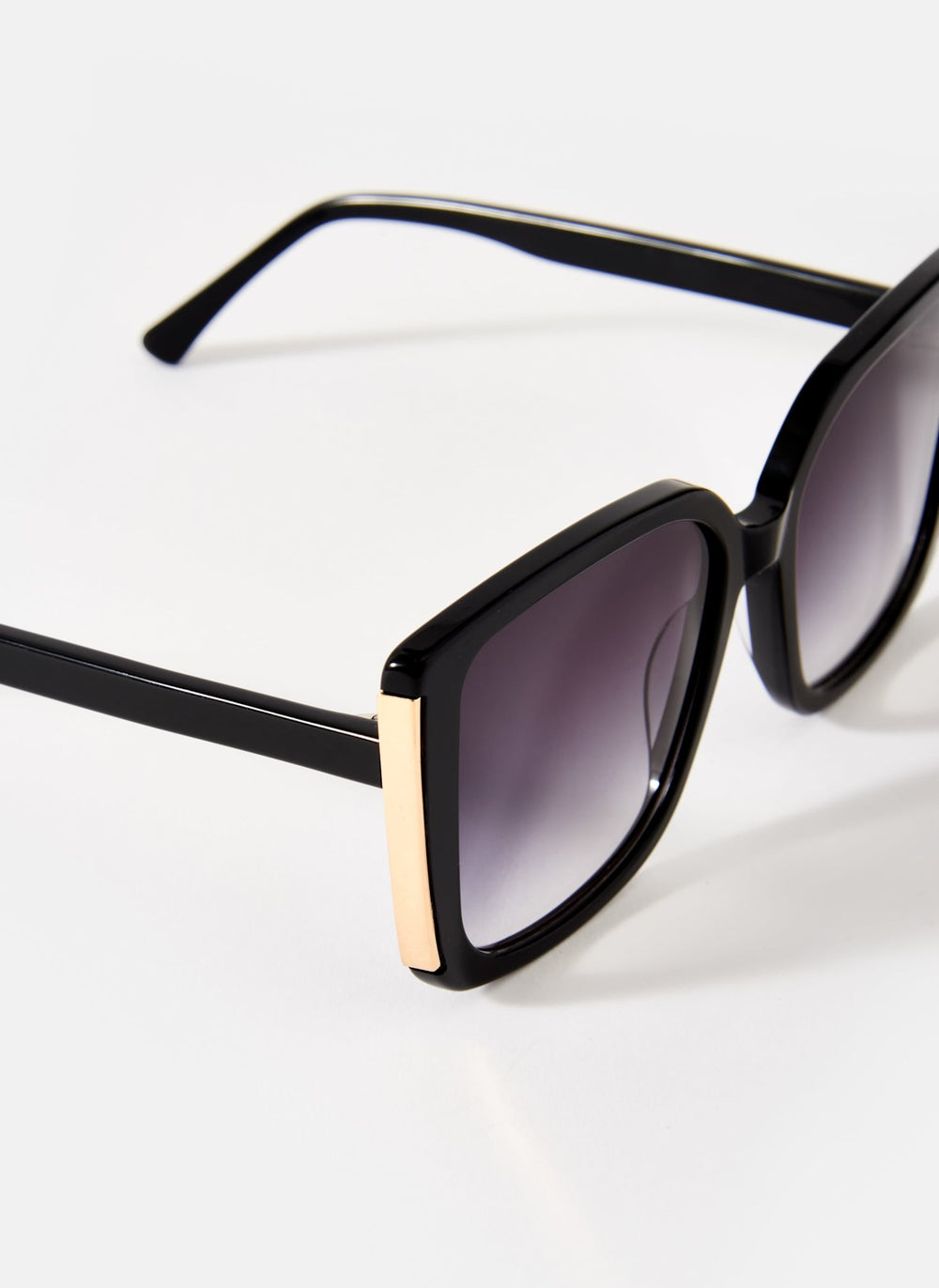 Black Oversized Square Sunglasses