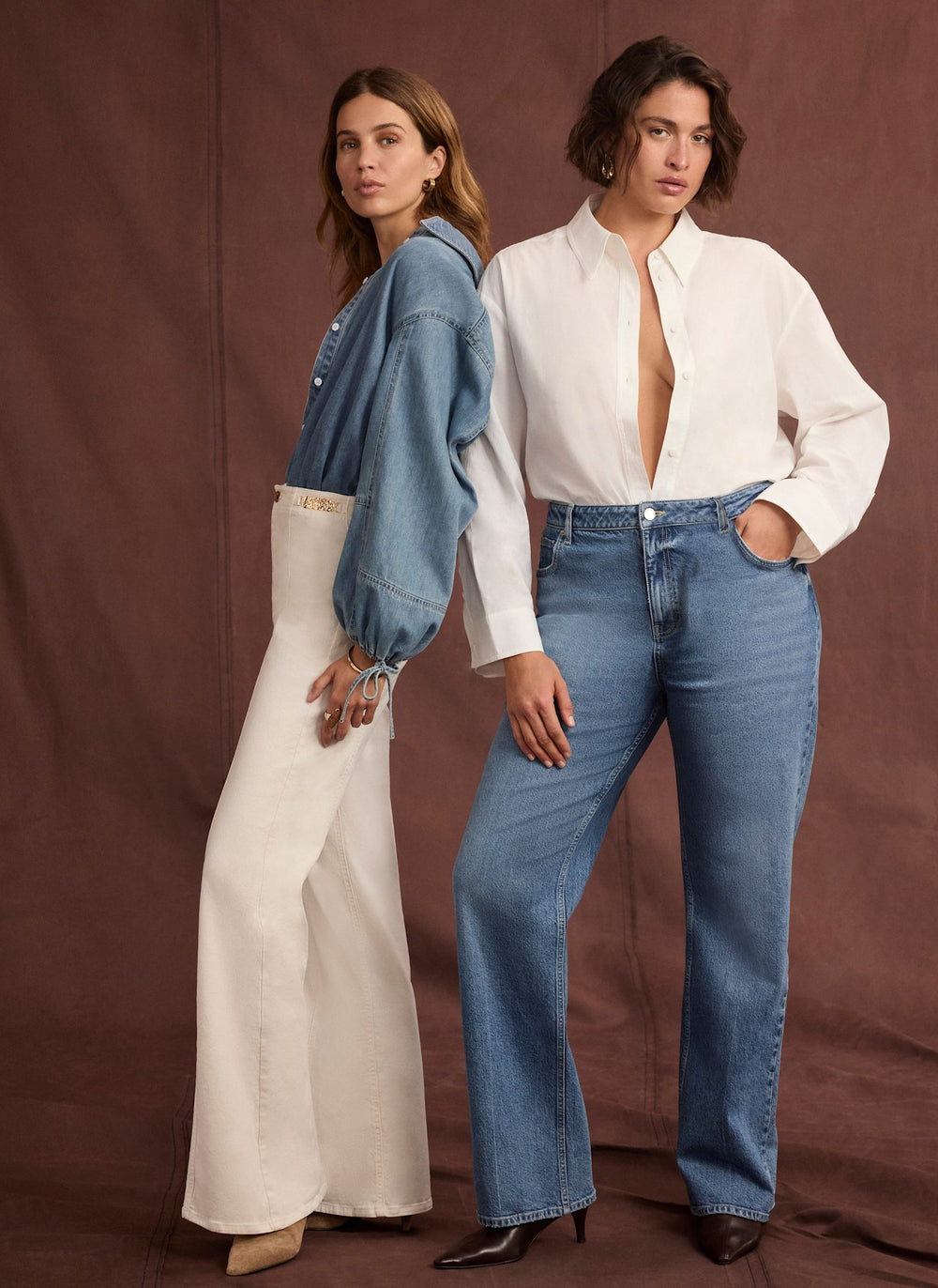 Mid Indigo 90s Straight Jeans