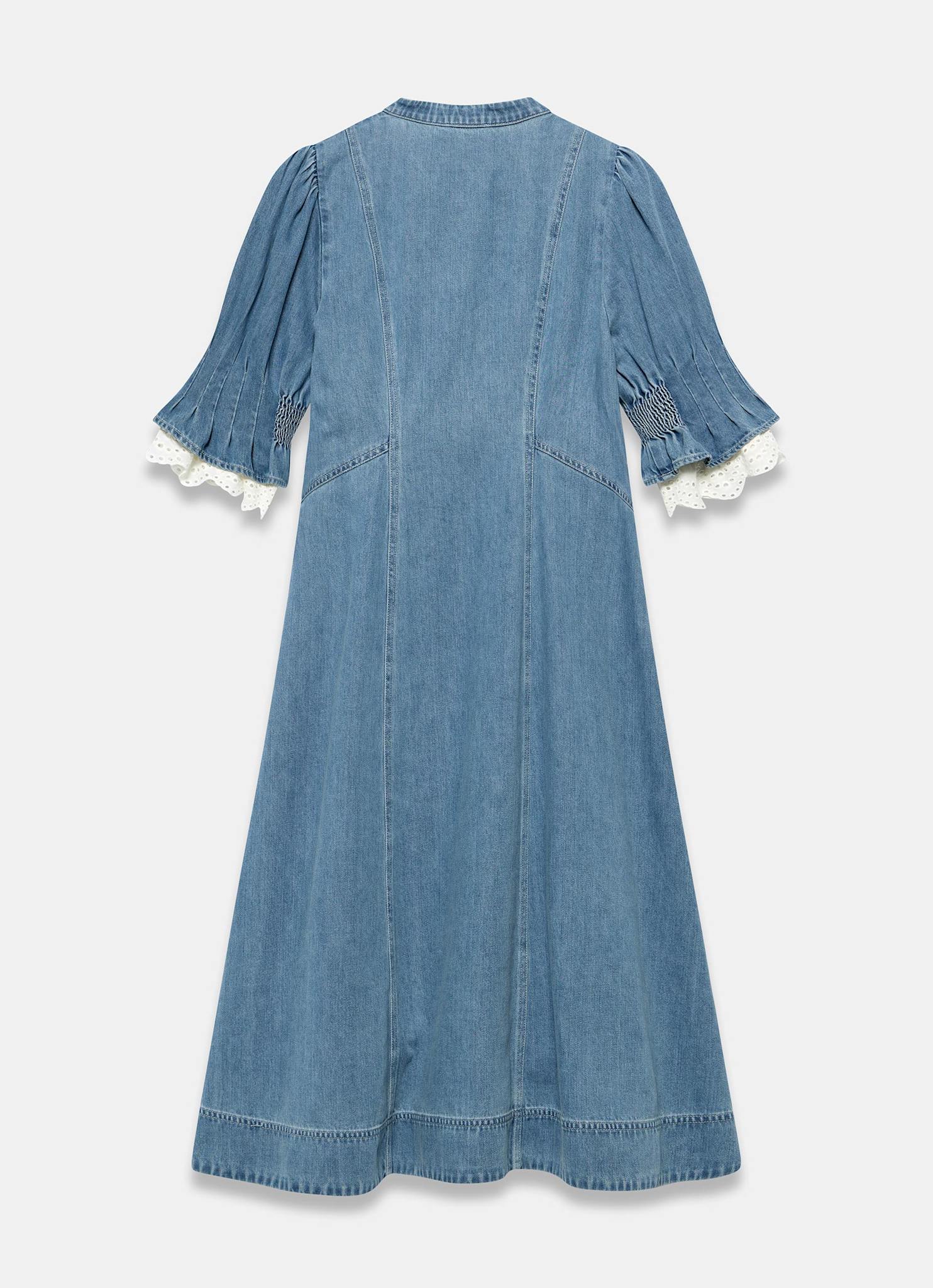 Mid Indigo Denim Midi Dress – Mint Velvet