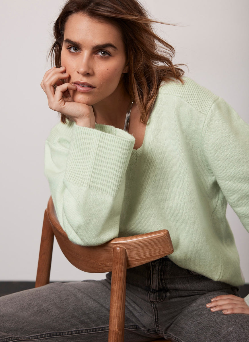 Mint Green Knit Jumper Mint Velvet